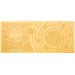 Plaquette 1/10 gramme en or mince Feuille d'érable