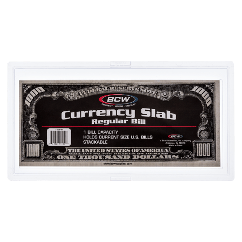 Porte-billets en plaque pour monnaie de grande taille