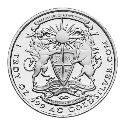 1 oz 2015 Modern Ancients Lion and Bull Silver Round
