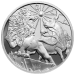 Ronde 10 onces d'argent Épreuve numismatique Série Les anciens modernes : Lion et taureau 2015