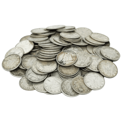 Sac de pièces d'argent pur à 80% de circulation Valeur nominale 10 $ | Monnaie royale canadienne