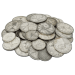 Sac de pièces d'argent pur à 80% de circulation Valeur nominale 10 $ | Monnaie royale canadienne