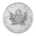 Pièce 1 once d'argent Feuille d'érable canadienne 2008