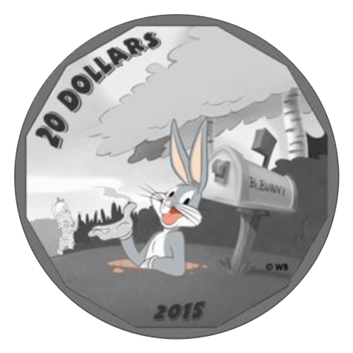 Set of 4 x 1 oz 2015 Looney Tunes™ Wrist Watch Silver Proof Coins