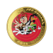 Montre de poche et pièce d'or 14 carats Bugs Bunny et ses amis de Looney Tunes™ 2015