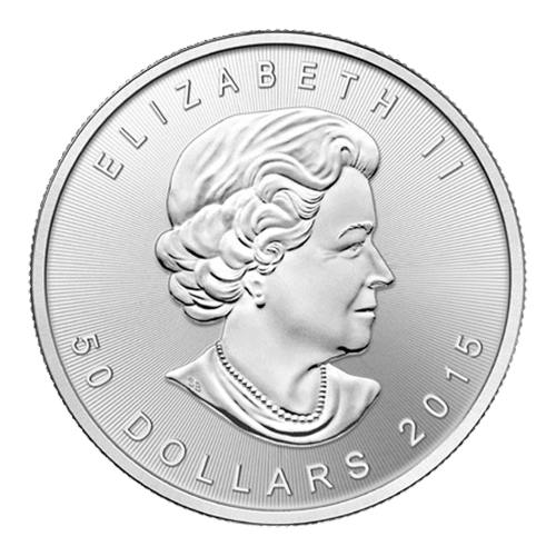 Pièce 1 once de palladium Feuille d'érable canadienne 2015