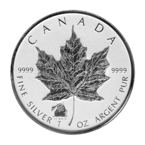 Buy Canadian Maple Leaf Titanic Privy Silver Coins | Silver Gold