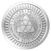 Ronde 2 onces d'argent Année de la Chèvre Silver Shield 2015