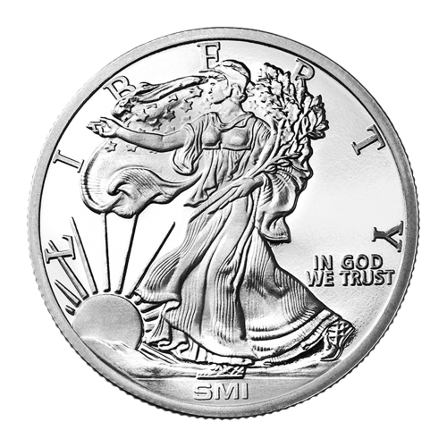 1 oz Sunshine Mint Liberty Silver Round | Silver Gold Bull US