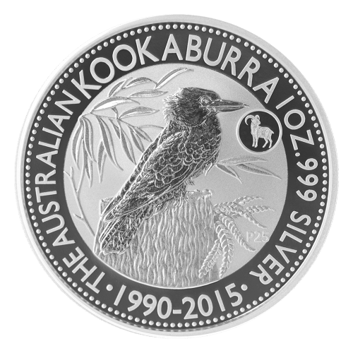 1 oz 2015 Australian Kookaburra Goat Privy Silver Coin | Perth Mint