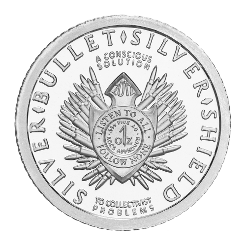 1 oz 2012 Debt and Death Silver Special BU Proof Round | Chris Duane Personal Collection