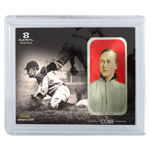 Lingot 1 once d'argent Série Baseball Greats Ty Cobb T-206 | Elemetal Mint