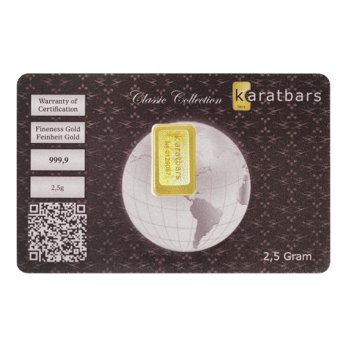 2.5 gram Karatbars Gold Bar