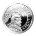 Ronde 1 once d'argent semblable à épreuve numismatique Erreur de frappe Argyraspides 2014