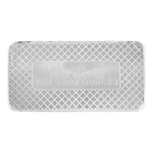 10 oz American Flag Silver Bar | Silvertowne Mint