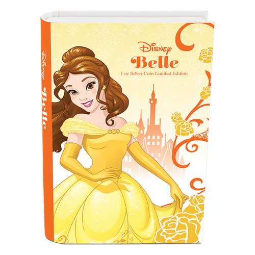 1 oz 2015 Disney Princess Belle Silver Coin | New Zealand Mint