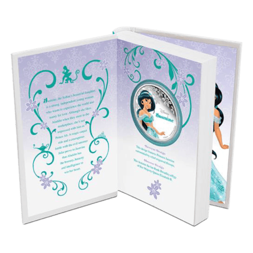 1 oz 2015 Disney Princess Jasmine Silver Coin | New Zealand Mint
