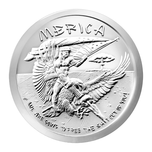 1 oz 2015 Merica Silver Round