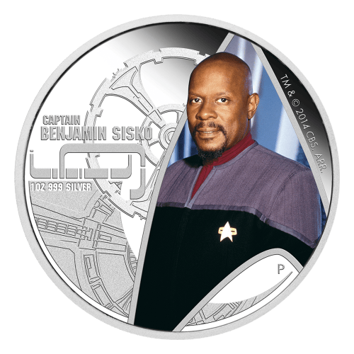 Ensemble de 2 pièces 1 once d'argent Épreuve numismatique Star Trek Deep Space Nine 2015 | Monnaie de Perth
