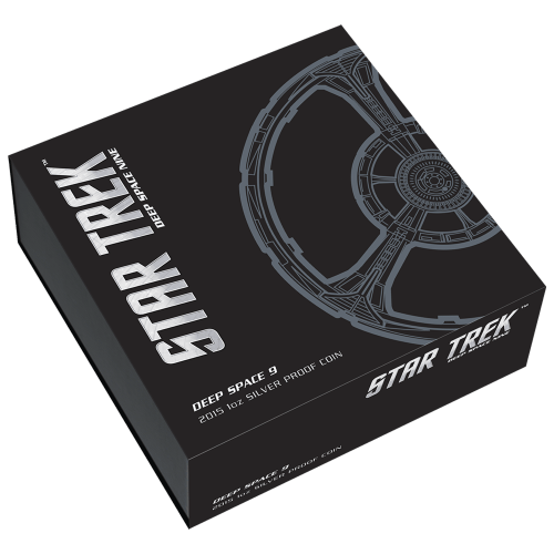 Pièce 1 once d'argent Épreuve numismatique Star Trek Deep Space Nine DS9 2015 | Monnaie de Perth