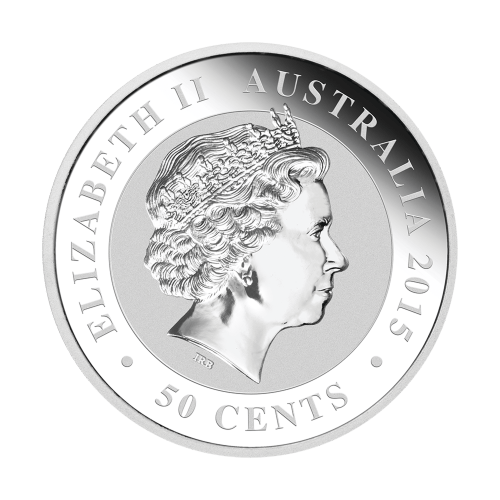 Ensemble de 3 pièces 1/2 once d'argent coloré Épreuve numismatique Outback australien 2015 | Monnaie de Perth