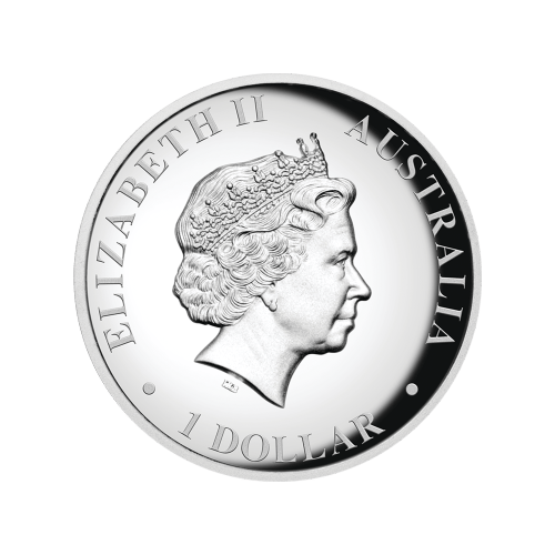 Pièce 1 once d'argent Épreuve numismatique Kangourou australien Haut relief 2015 | Monnaie de Perth