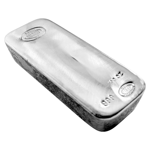 100 oz Silver Bar | Asahi Refining | Silver Gold Bull US