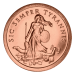 Ronde 1 once de cuivre Sic Semper Tyrannis 2014
