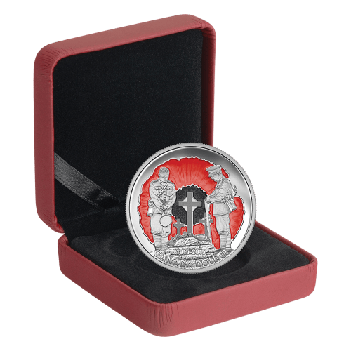 3/4 oz 2015 100th Anniversary of In Flanders Fields Silver Proof Coin | Royal Canadian Mint