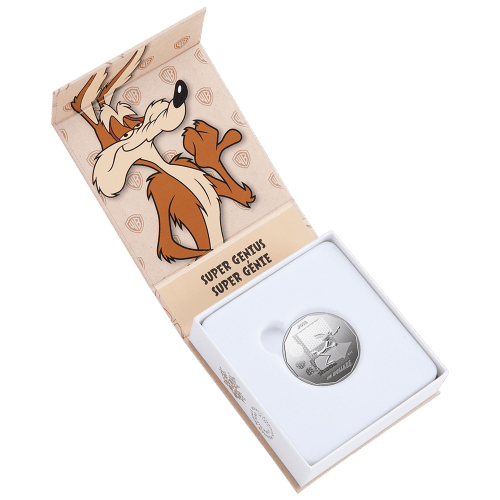 Looney Tunes™ 2015 1/2 once | Pièce d'argent Wily E. Coyote: Super Genius