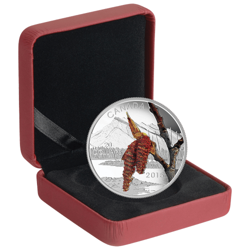 1 oz 2015 Forests of Canada: Boreal Balsam Poplar Silver Proof Coin | Royal Canadian Mint