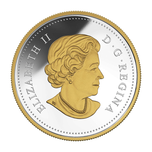 1 oz 2015 Tom Thomson: Spring Ice Gilded Silver Coin | Royal Canadian Mint