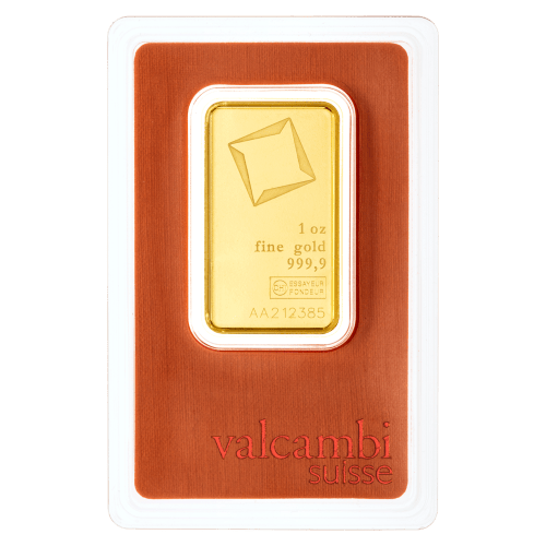 1 oz Gold Bar | Valcambi