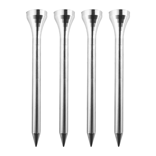Set of 4 x 1/2 oz Silver Golf Tees | Elemetal Mint