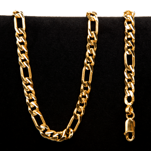 44.6 gram 22 kt Figarucci Style Gold Necklace
