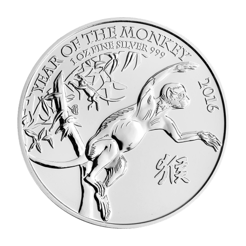 Pièce 1 once d'argent Année lunaire du Singe 2016 | La Monnaie royale