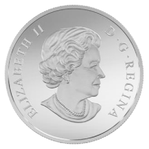 2 oz 2015 $200 for $200 Canada's Rugged Mountains Silver Coin
