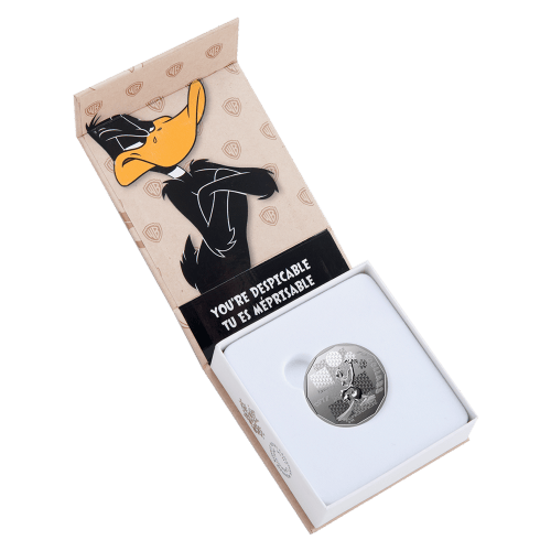Pièce 1/2 once d'argent Looney Tunes™ | Daffy Duck: Vous êtes méprisable 2015
