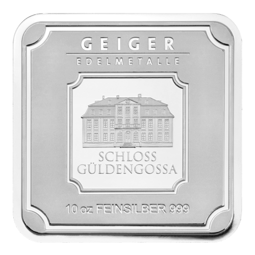 10 oz Silver Bar | Geiger Edelmetalle | Silver Gold Bull US