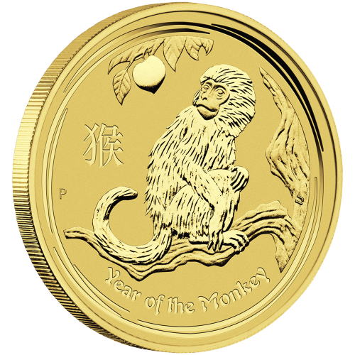 1 oz 2016 Lunar Year of the Monkey Gold Coin | Perth Mint