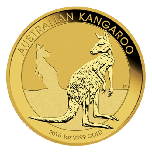 Pièce 1 once d'or Kangourou australien 2016 | Monnaie de Perth