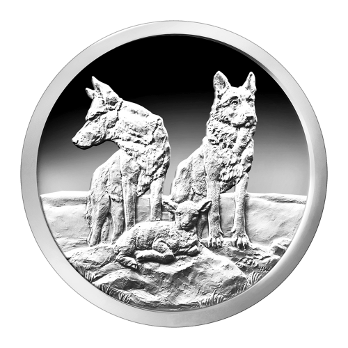 Ronde 1 once d'argent Semblable à Épreuve numismatique Conscients et Préparés Silver Shield 2015