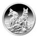 Ronde 1 once d'argent Semblable à Épreuve numismatique Conscients et Préparés Silver Shield 2015