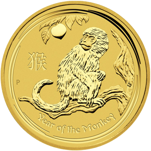 Pièce 2 onces en or Lunaire Année du Singe 2016 | Monnaie de Perth