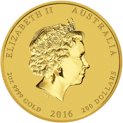 Pièce 2 onces en or Lunaire Année du Singe 2016 | Monnaie de Perth