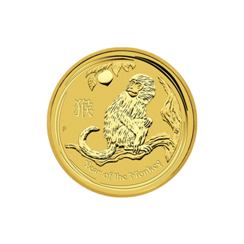 1/4 oz 2016 Lunar Year of the Monkey Gold Coin | Perth Mint