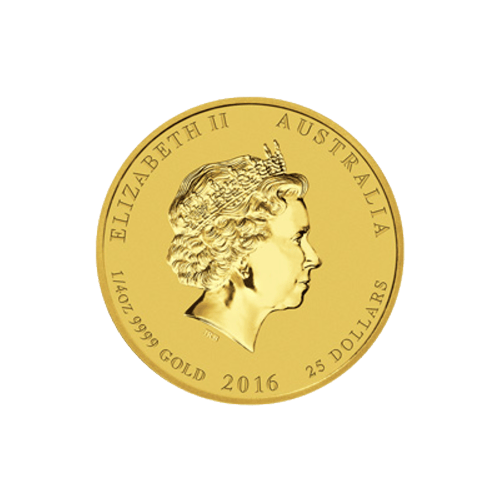 1/4 oz 2016 Lunar Year of the Monkey Gold Coin | Perth Mint