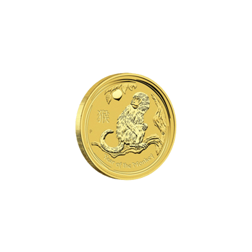Pièce 1/20 once d'or Lunaire Année du Singe 2016 | Monnaie de Perth