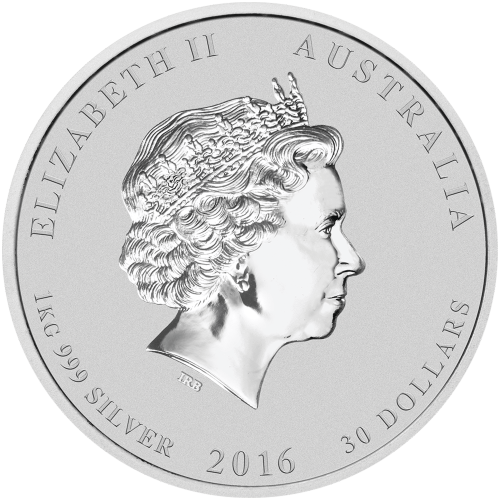 Pièce 1 kilo d'argent Série Lunaire Année du Singe 2016 | Monnaie de Perth
