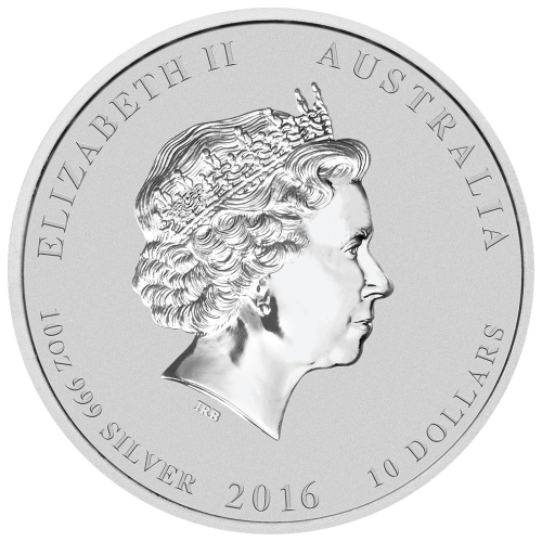 10 oz 2016 Lunar Year of the Monkey Silver Coin | Perth Mint